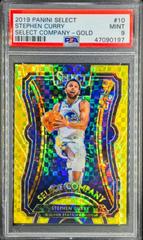 Stephen Curry [Gold] Basketball Cards 2019 Panini Select Company Prices