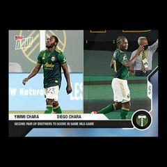 Yimmi Chara, Diego Chara Soccer Cards 2021 Topps Now MLS Prices