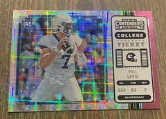 Will Levis [Pink] #2 Football Cards 2023 Panini Chronicles Draft Picks Contenders College Ticket Prices