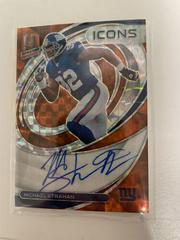 Michael Strahan [Orange] #ICN-MSTR Football Cards 2022 Panini Spectra Icons Autographs Prices