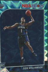 Zion Williamson [Teal Explosion] #258 Basketball Cards 2019 Panini Hoops Prices