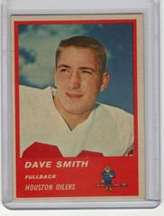 Dave Smith Football Cards 1963 Fleer Prices