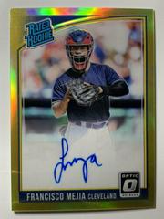Francisco Mejia [Gold] #RRS-FM Baseball Cards 2018 Panini Donruss Optic Rated Rookie Signatures Prices