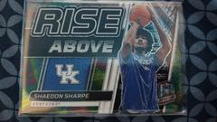 Shaedon Sharpe [Meta] #RA-SHA Basketball Cards 2022 Panini Chronicles Draft Picks Rise Above Prices