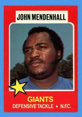 John Mendenhall #3 Football Cards 1975 Wonder Bread Prices