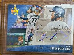 Bryan De La Cruz [Gold] Baseball Cards 2022 Panini Diamond Kings DK Signatures Prices