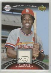 Lou Brock #CM-LB Baseball Cards 2007 Upper Deck Sweet Spot Classic Classic Memorabilia Prices