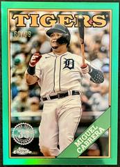 Miguel Cabrera [Green] #88BC-4 Baseball Cards 2023 Topps Chrome 1988 Prices