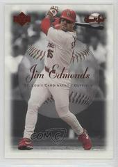 Jim Edmonds #37 Baseball Cards 2001 Upper Deck Sweet Spot Prices