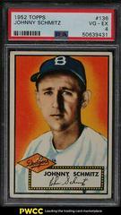 Johnny Schmitz Baseball Cards 1952 Topps Prices