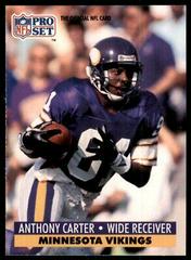 Anthony Carter #137 Football Cards 1991 Pro Set Spanish Prices