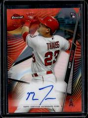 Matt Thaiss [Orange Wave Refractor] #FA-MTH Baseball Cards 2020 Topps Finest Autographs Prices