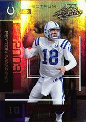 Peyton Manning [Spectrum] Football Cards 2003 Playoff Absolute Memorabilia Prices