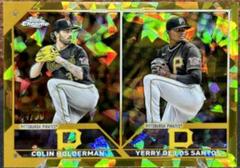 Colin Holderman, Yerry De Los Santos [Gold] #USCS109 Baseball Cards 2023 Topps Chrome Update Sapphire Prices