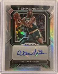 Alton Lister [Silver] #PNM-ALT Basketball Cards 2022 Panini Prizm Penmanship Autographs Prices