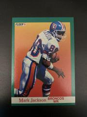 Mark Jackson Football Cards 1991 Fleer Prices