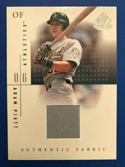 Adam Piatt #AP Baseball Cards 2001 SP Game Used Authentic Fabric Prices