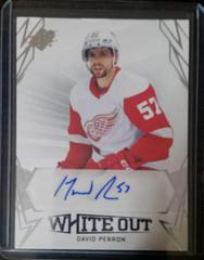 David Perron Hockey Cards 2022 SPx White Out Autographs Prices