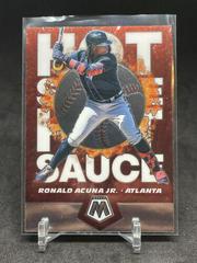 Ronald Acuna Jr. Baseball Cards 2021 Panini Mosaic Hot Sauce Prices
