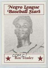 Ron Teasley Baseball Cards 1986 Fritsch Negro League Baseball Stars Prices