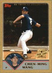 Chien Ming Wang [Gold] #T245 Baseball Cards 2003 Topps Traded Prices