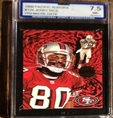 Jerry Rice [Premiere Date] #129 Football Cards 1999 Pacific Aurora Prices