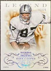 Dave Casper [Century Silver] Football Cards 2013 Panini National Treasures Prices