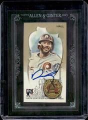 Darick Hall [Black] Baseball Cards 2023 Topps Allen & Ginter Mini Framed Autographs Prices