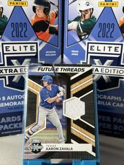 Aaron Zavala #FT-AZ Baseball Cards 2022 Panini Elite Extra Edition Future Threads Prices