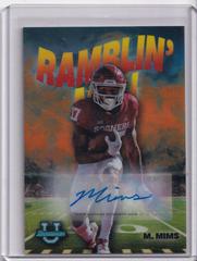 Marvin Mims [Autograph Orange] Football Cards 2022 Bowman Chrome University Ramblin Man Prices