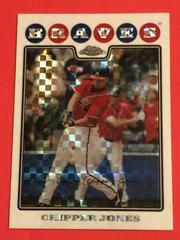 Chipper Jones [Xfractor] #132 Baseball Cards 2008 Topps Chrome Prices
