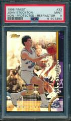 John Stockton [Non Protected Refractor] Basketball Cards 1998 Finest Prices