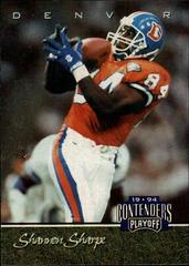 Shannon Sharpe #15 Football Cards 1994 Playoff Contenders Prices