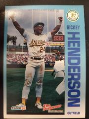 Rickey Henderson #17 Baseball Cards 1992 Fleer 7 Eleven Citgo Prices