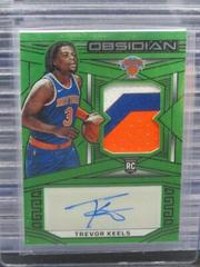 Trevor Keels [Jersey Autograph Green Flood] #221 Basketball Cards 2022 Panini Obsidian Prices