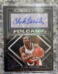 Clyde Drexler #VS-CDX Basketball Cards 2021 Panini Obsidian Volcanic Signatures Prices