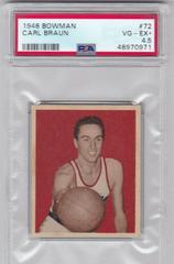 Carl Braun Basketball Cards 1948 Bowman Prices