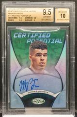 Michael Porter Jr. [Green] Basketball Cards 2018 Panini Certified Potential Autographs Prices