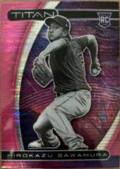 Hirokazu Sawamura [Pink Pulsar] #23 Baseball Cards 2021 Panini Chronicles Titan Prices