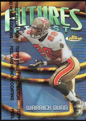 Warrick Dunn [Refractor] #F11 Football Cards 1998 Topps Finest Futures Prices