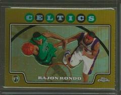 Rajon Rondo Gold Refractor #65 Basketball Cards 2008 Topps Chrome Prices