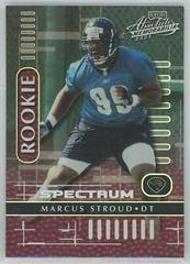 Marcus Stroud [Spectrum] Football Cards 2001 Playoff Absolute Memorabilia Prices