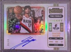 Shaedon Sharpe [Autograph The Finals Ticket] #110 Basketball Cards 2022 Panini Contenders Prices