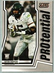 Kayvon Thibodeaux [Red] Football Cards 2022 Panini Score Protential Prices