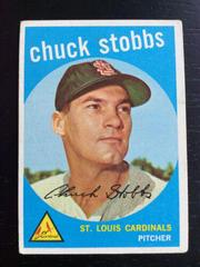 Chuck Stobbs #26 Baseball Cards 1959 Topps Prices