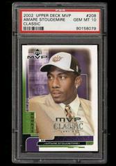 Amare Stoudemire [Classic] Basketball Cards 2002 Upper Deck MVP Prices