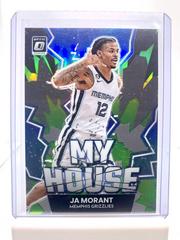 Ja Morant [Lime Green] #18 Basketball Cards 2022 Panini Donruss Optic My House Prices