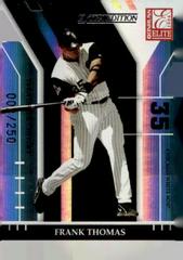 Frank Thomas [Turn of the Century] Baseball Cards 2004 Donruss Elite Extra Edition Prices
