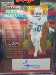 Tyreek Hill [Prismatic Super Gold] #SP-TH1 Football Cards 2023 Leaf Vivid Autographs Sideline Painting Prices