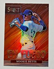 Mookie Betts [Holo] Baseball Cards 2022 Panini Select En Fuego Prices